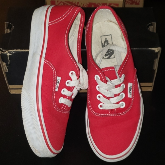 kids red vans